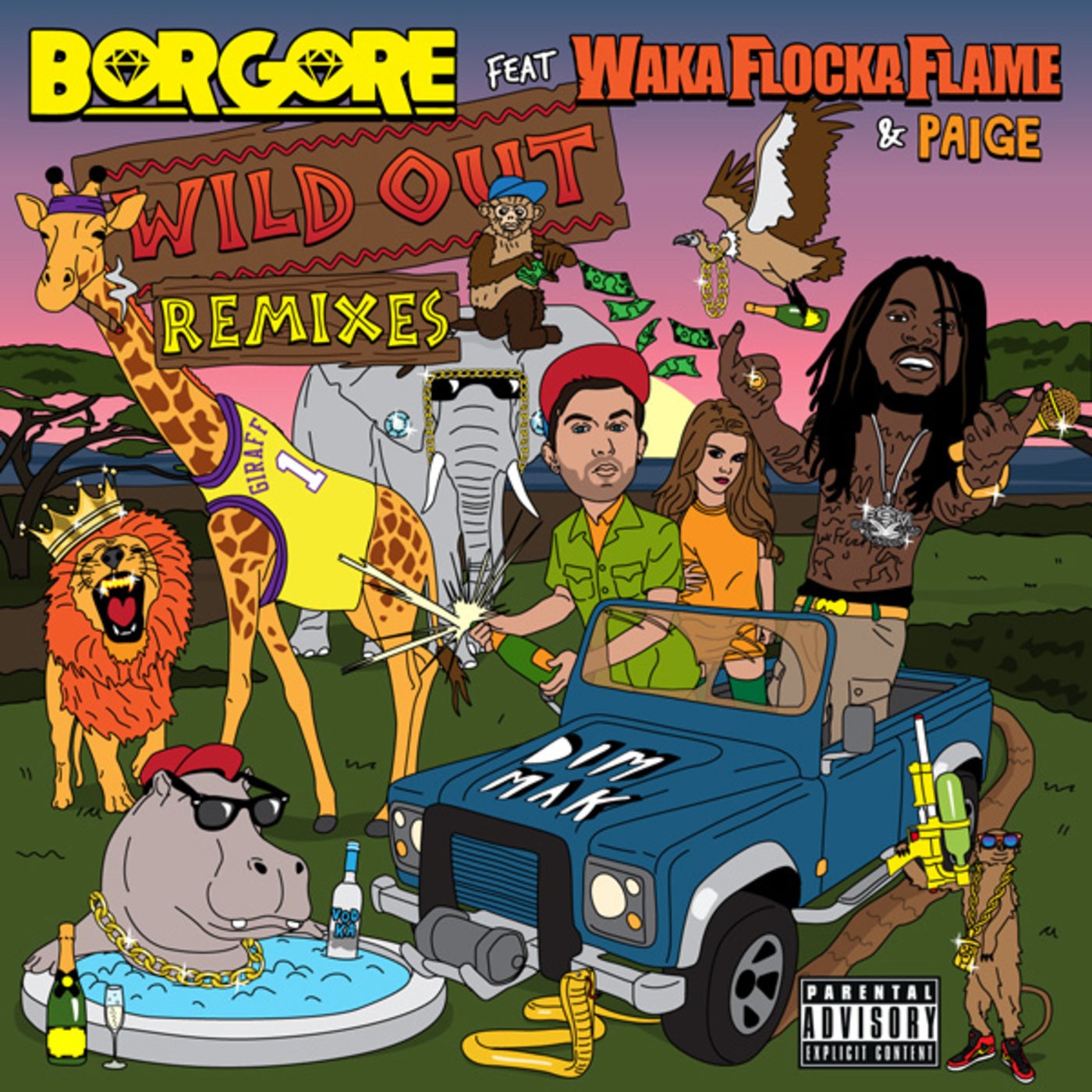 Out feat. Borgore x Waka Flocka Flame. Wild out (feat. Waka Flocka Flame & Paige) Borgore feat. Waka Flocka Flame, Paige. Out Wilds. Обложка нового альбома Borgore.