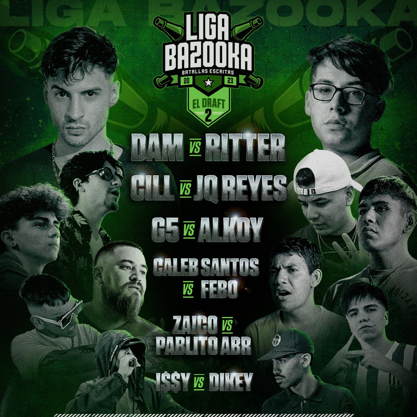 LIGA BAZOOKA DRAFT 2 2024 by Ritter, Dam SSJ, Liga Bazooka, Cill, JQ