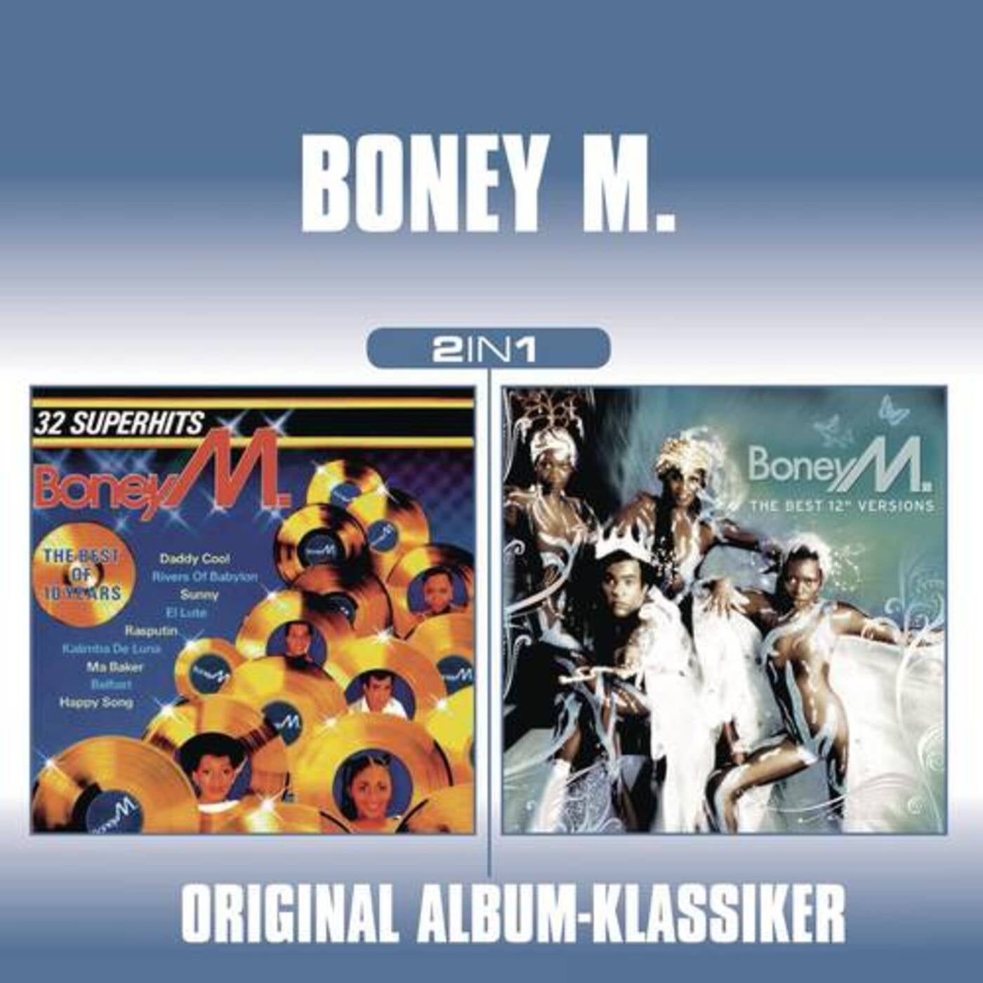 Boney M. - 2 in 1 (In The Mix/The Best 12inch Versions) by Boney M. on ...