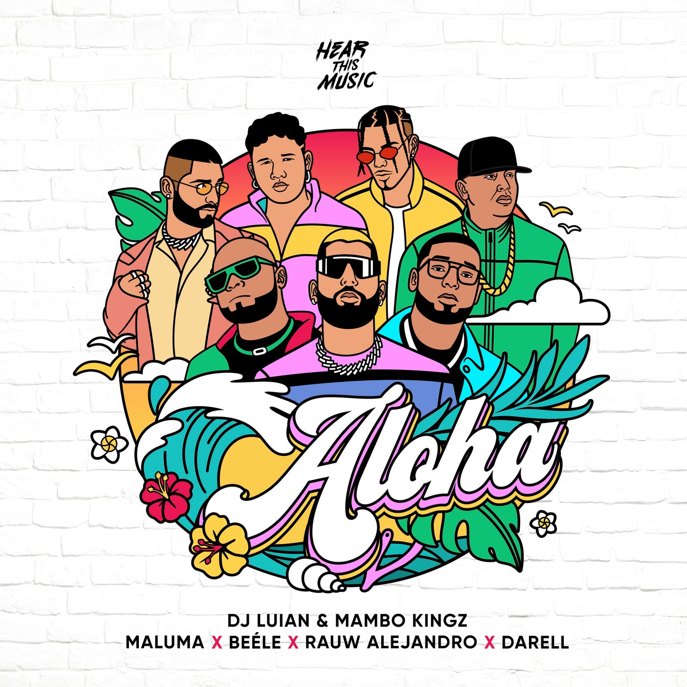 Aloha (feat. Darell, Mambo Kingz & Dj Luian) by Maluma, Darell, Rauw  Alejandro, DJ Luian, Mambo Kingz and Beéle on Beatsource