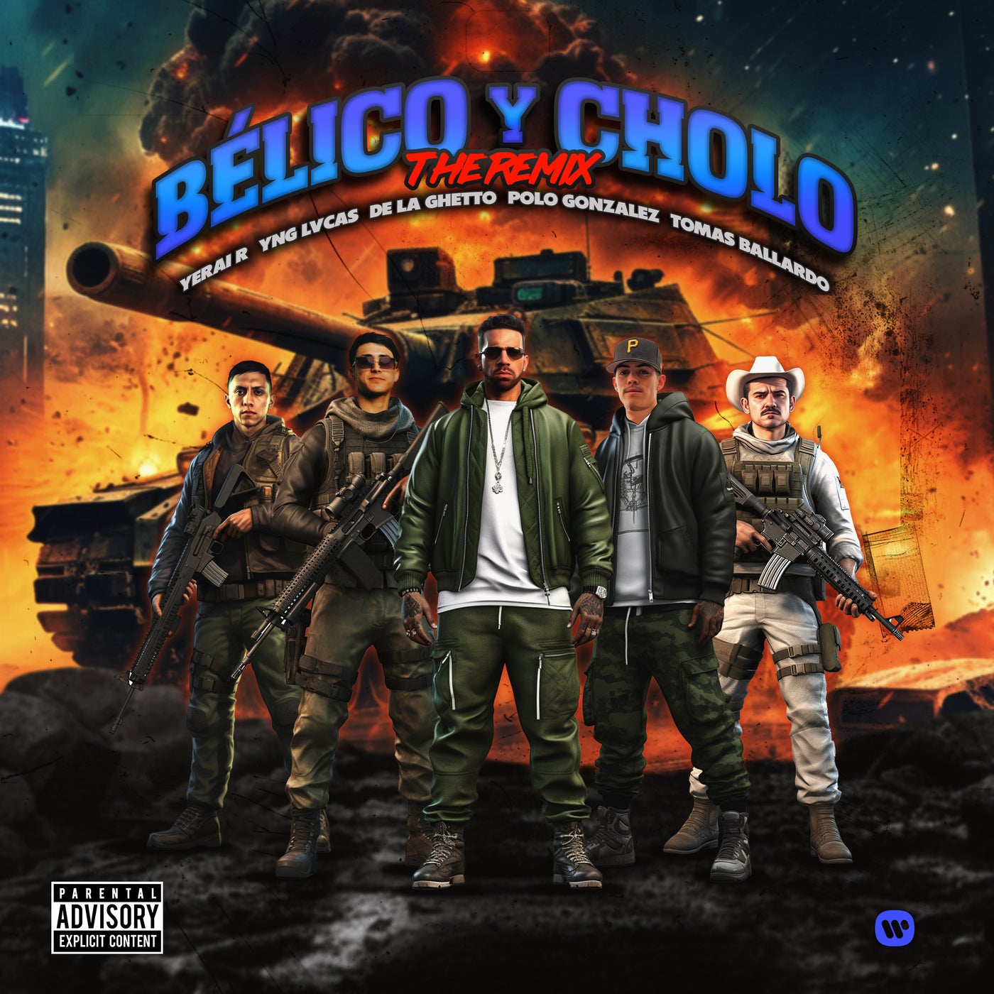 BÉLICO Y CHOLO (feat. De La Ghetto, Polo Gonzalez) [The Remix] by De La  Ghetto, Tomas Ballardo, Polo Gonzalez, Yng Lvcas and Yerai R on Beatsource