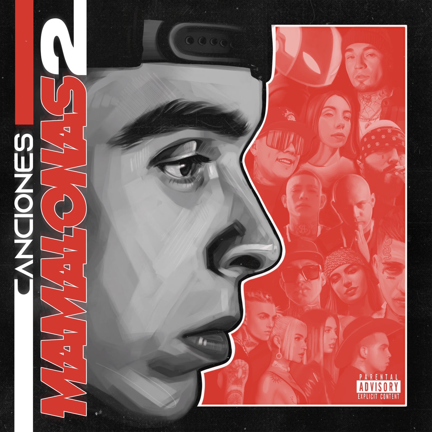 Canciones Mamalonas 2 by MC Davo, Eirian Music, Dharius, La Santa Grifa,  C-Kan, Milo Harf, Gera MX, Samantha Barrón, Lefty SM and Lamentablemente  Flow on Beatsource