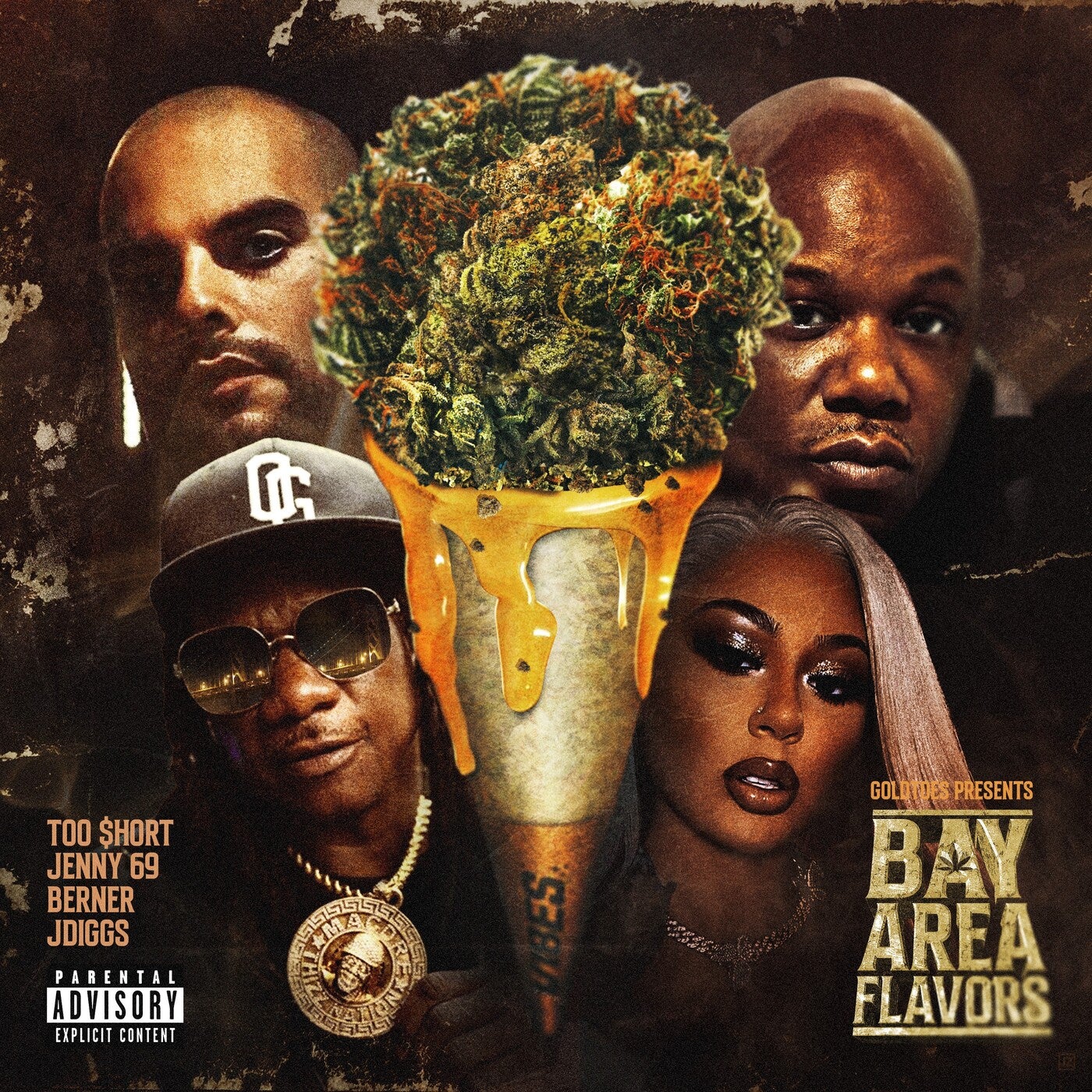 Goldtoes Presents: Bay Area Flavors by Too $hort, Berner, J-Diggs and ...