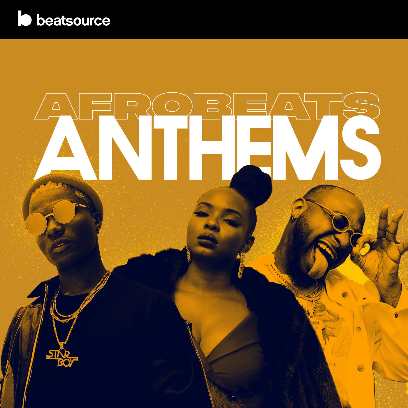 Afrobeats Anthems, a playlist for DJs.