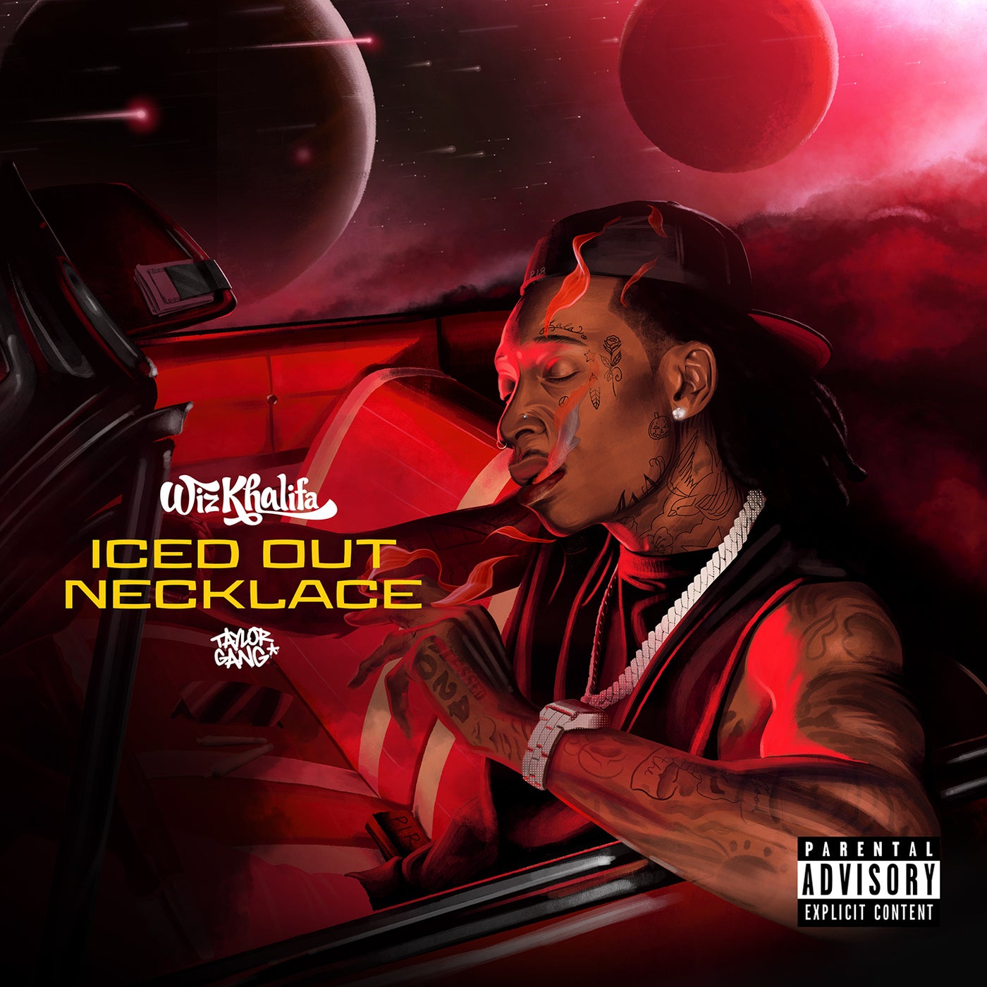 Wiz Khalifa Iced Out Necklace My Girl Gotta Girlfriend Iced Out Necklace by Wiz Khalifa on Beatsource