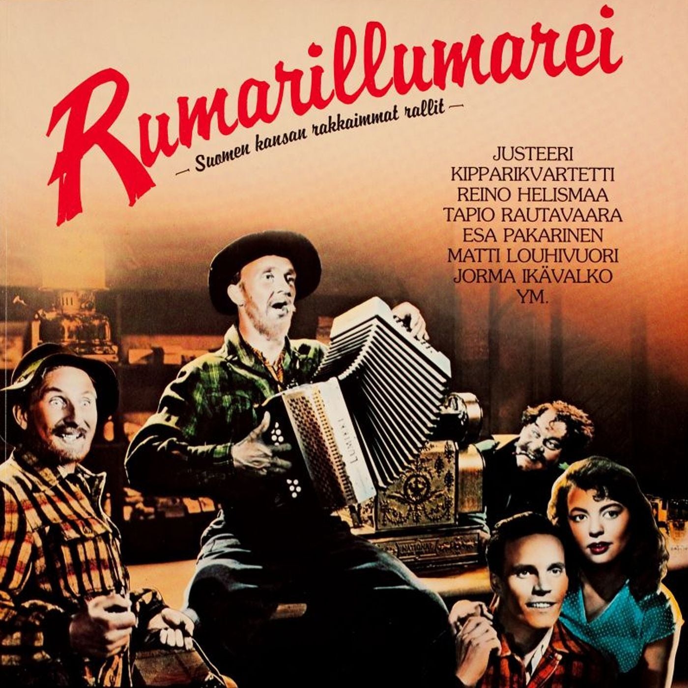 Rillumarei by Kauko Käyhkö, Kipparikvartetti, Jorma Ikävalko, Matti  Louhivuori, Veikko Sato, Reino Helismaa, Esa Pakarinen, Metro-Tytöt, Tapio  Rautavaara, Lasse Kuusela, Eemeli, Eugen Malmstén and Pirteät Pelimannit on  Beatsource