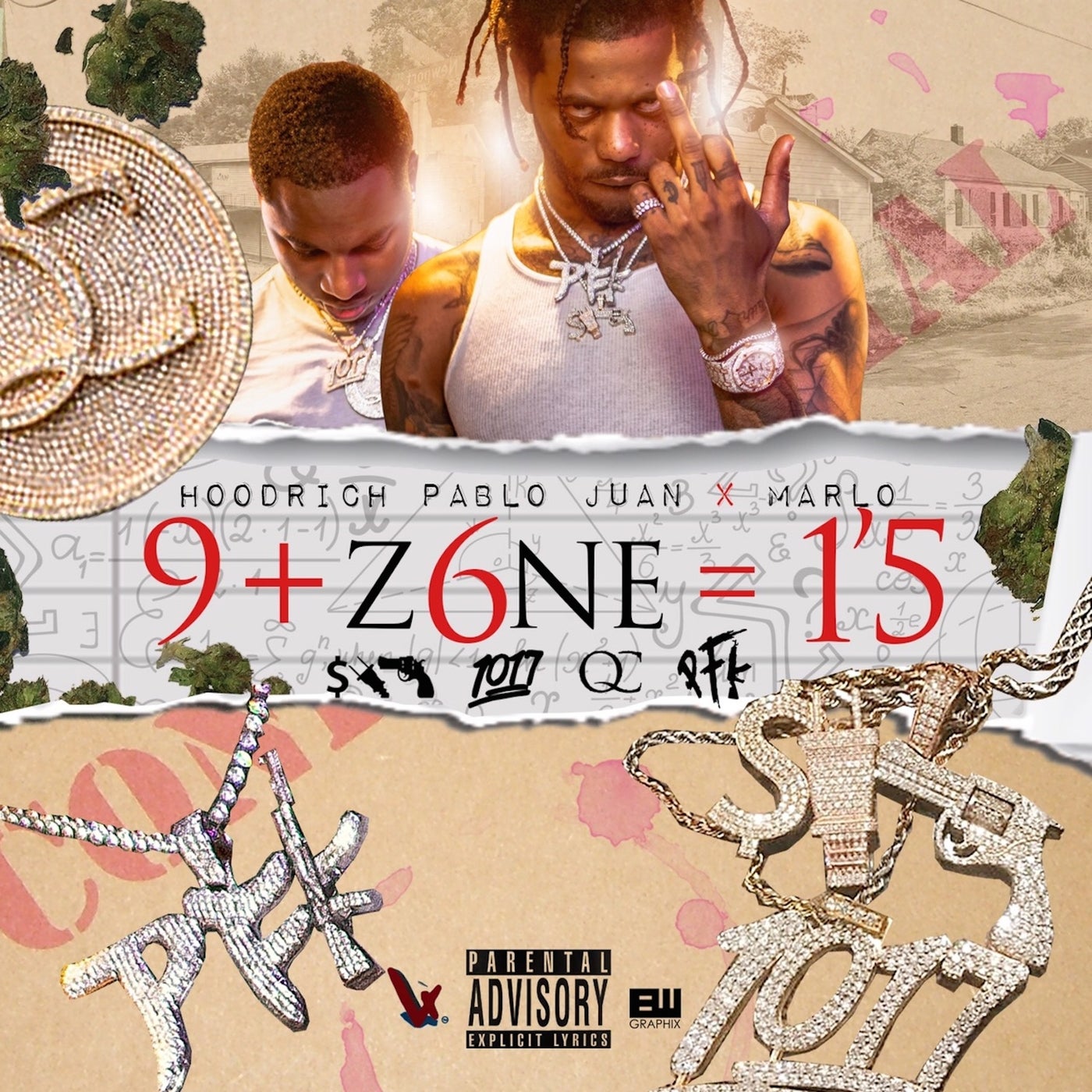 9 + Z6ne = 1'5 by Hoodrich Pablo Juan and Lil Marlo on Beatsource