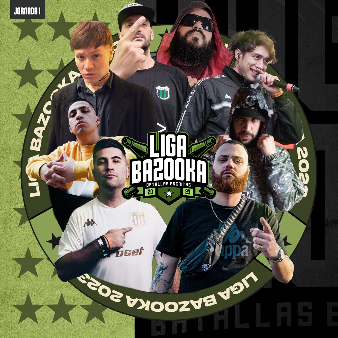 LIGA BAZOOKA JORNADA #1 by Wolf, Liga Bazooka, Barba Roja, Kusa 草 