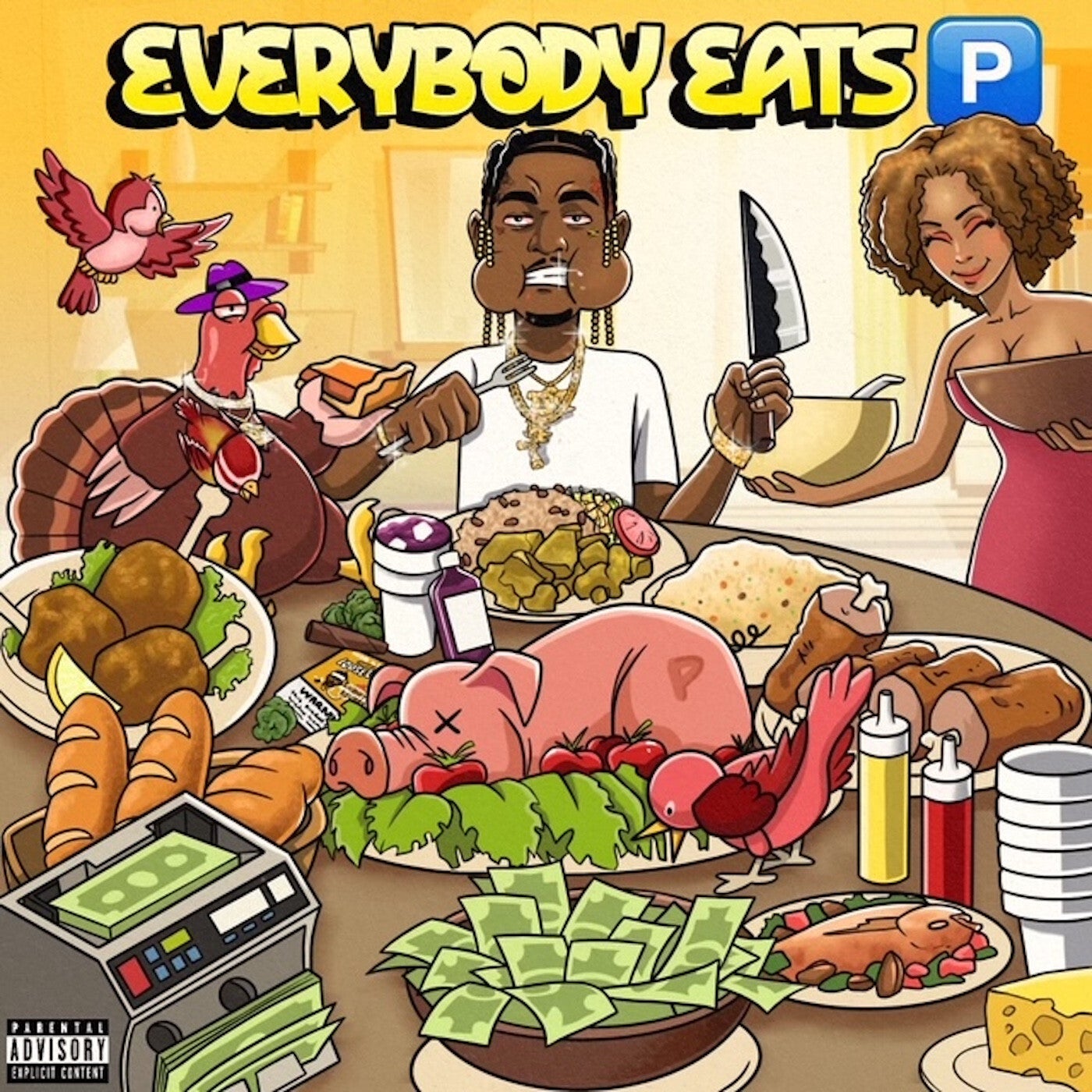 Everybody Eats P by Voochie P, Sancho Saucy, Sauce Gohan, Sauce Walka