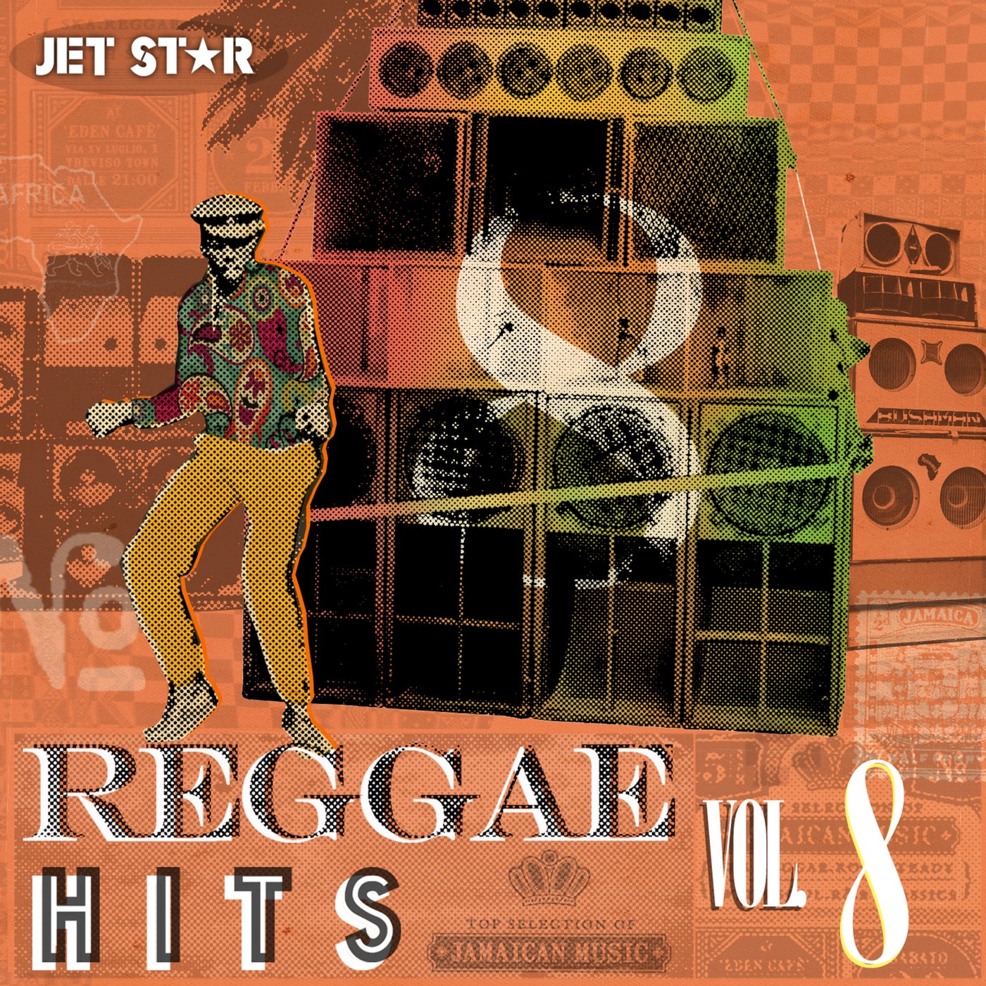 Reggae Hits, Vol. 8 By Michael Prophet, Ricky Tuffy, Major Danger, Red ...