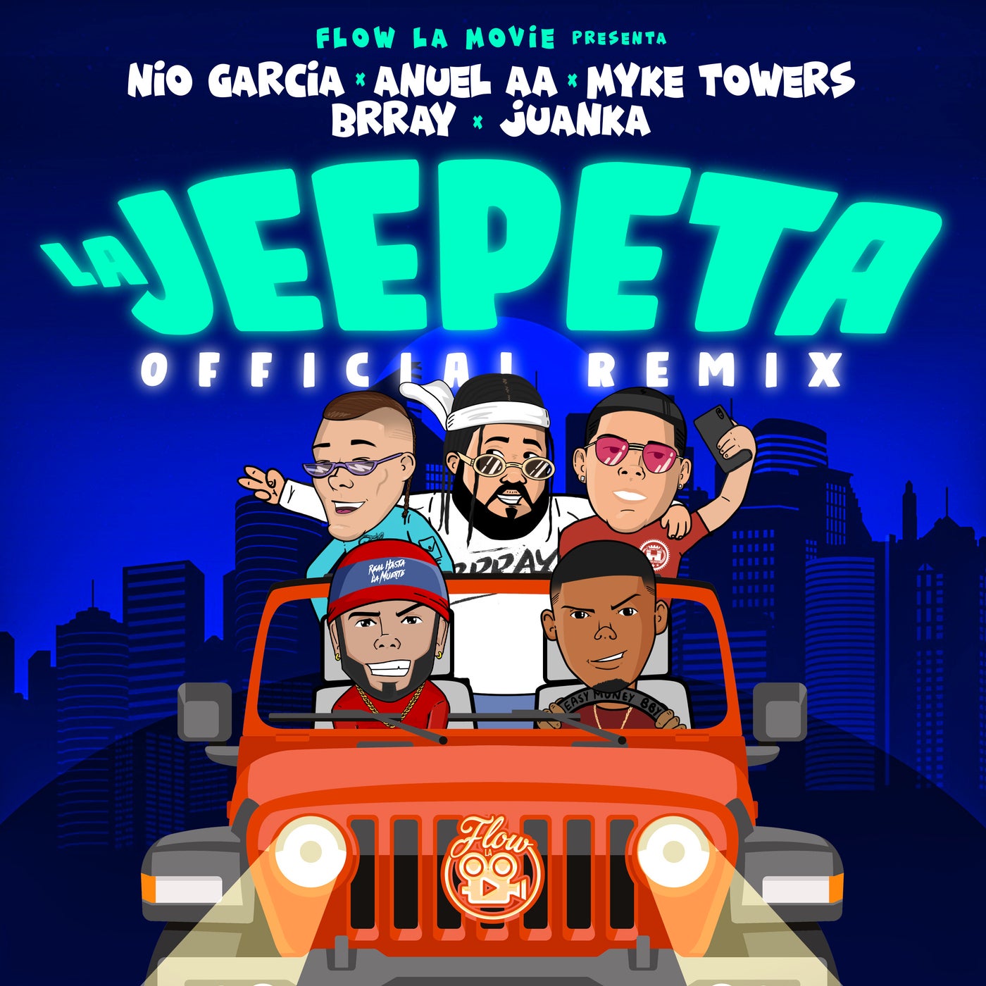 La Jeepeta (Remix) by Anuel AA, Brray, Nio Garcia, Myke Towers and 