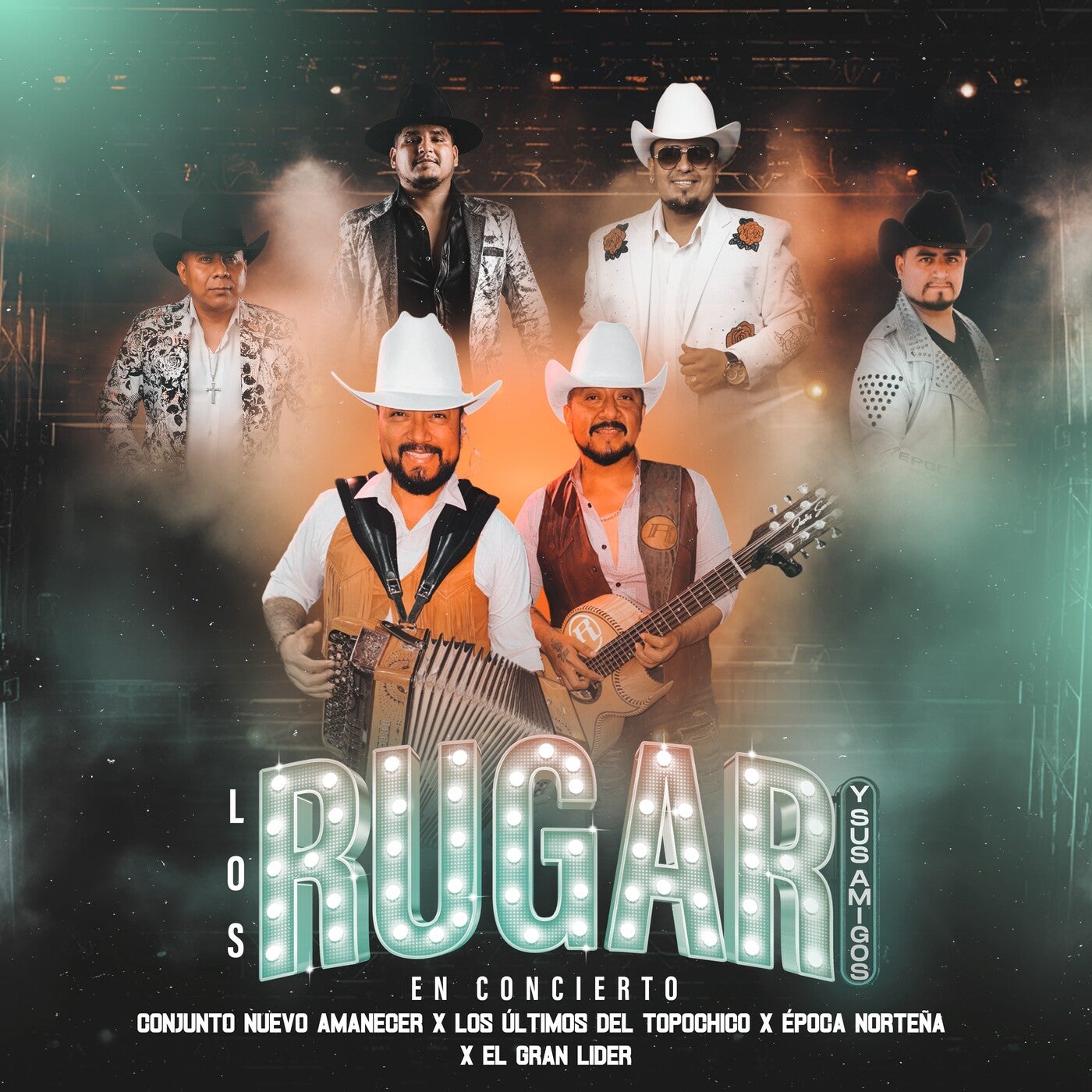 Los Rugar Y Sus Amigos En Concierto (En Vivo) by Conjunto Nuevo ...