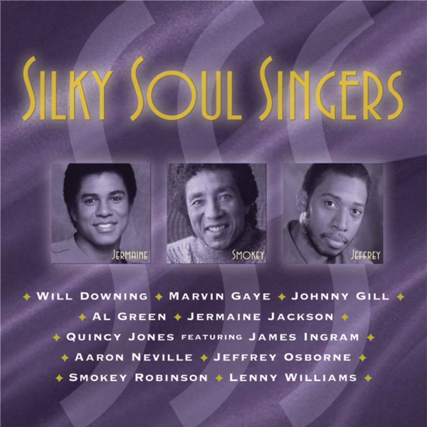 Silky Soul Singers by Johnny Gill, Will Downing and Marvin Gaye on