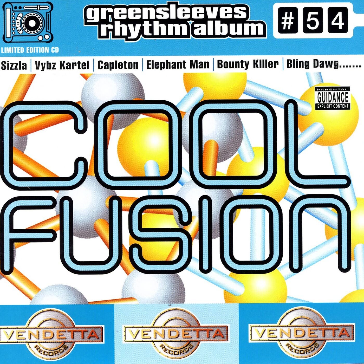 Greensleeves Rhythm Album #54: Cool Fusion by Sizzla, Vybz Kartel