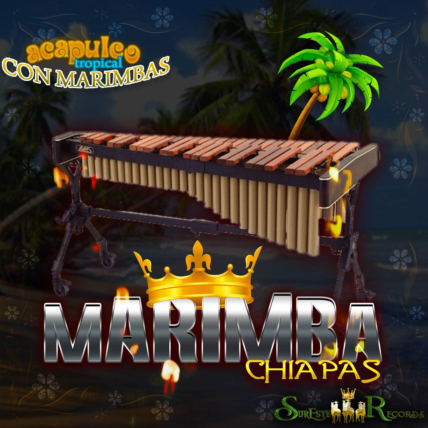 Acapulco Tropical Con Marimba by Marimba Chiapas, Marimba De Chiapas and Marimba on Beatsource