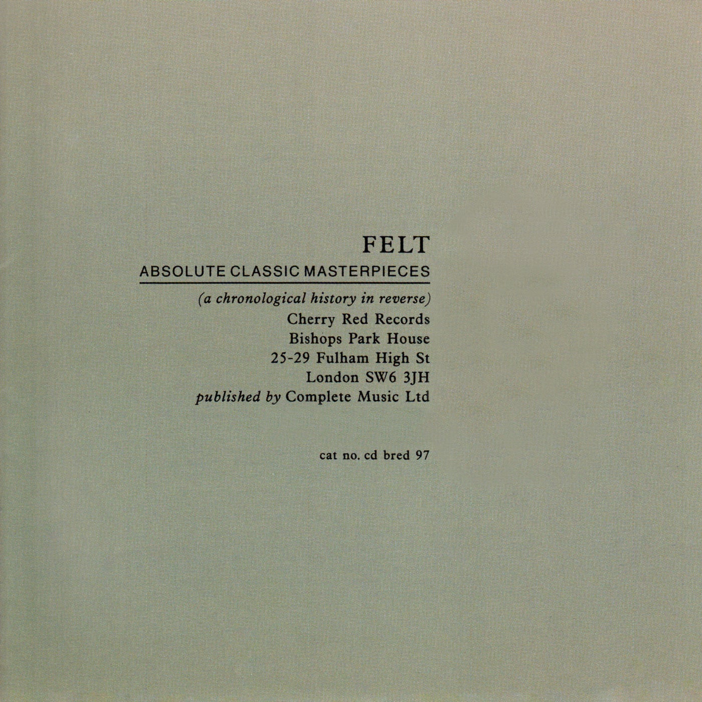 Absolute Classic Masterpieces by FELT and Maurice Deebank on Beatsource