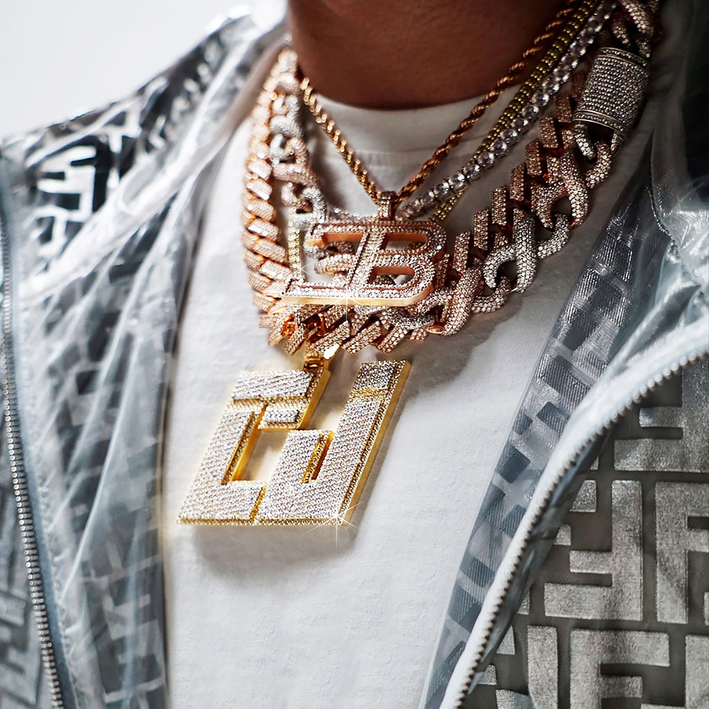 Louis Vuitton Necklace Bling Empire