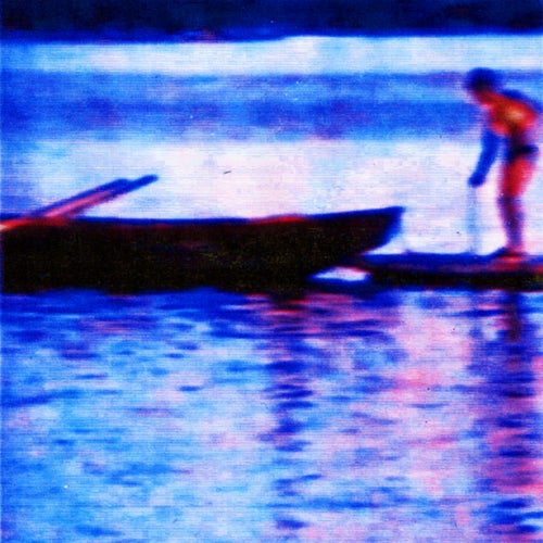 boy on the lake
