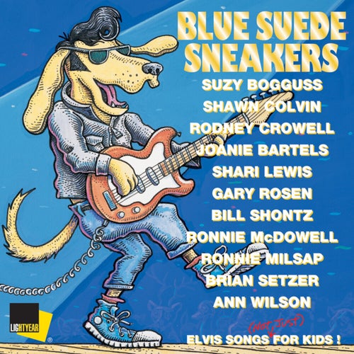 Blue Suede Sneakers