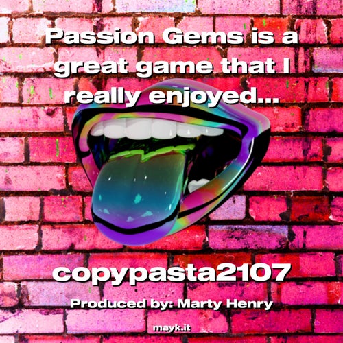 Passion Gems is a great game that I really enjoyed it to be honest with you