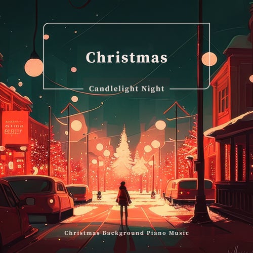 Christmas Candlelight Night Christmas Background Piano Music