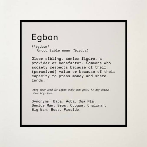 Egbon (Gather My Funds)