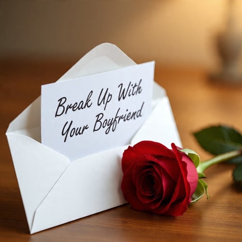 break up with your boyfriend