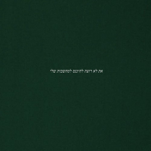 את לא רוצה להיכנס למחשבות שלי