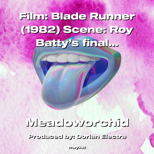 Film:Blade Runner (1982) Scene:Roy Batty’s final monologue in the rain. Tears in the   rain