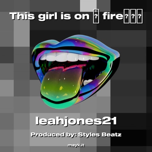 This girl is on  fire