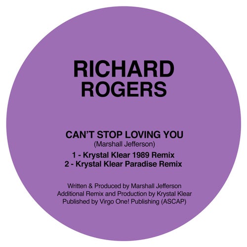 Can't Stop Loving You (Krystal Klear Remixes)