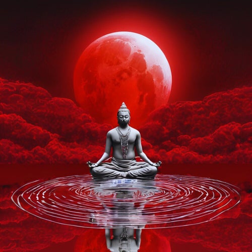 Meditation red moon