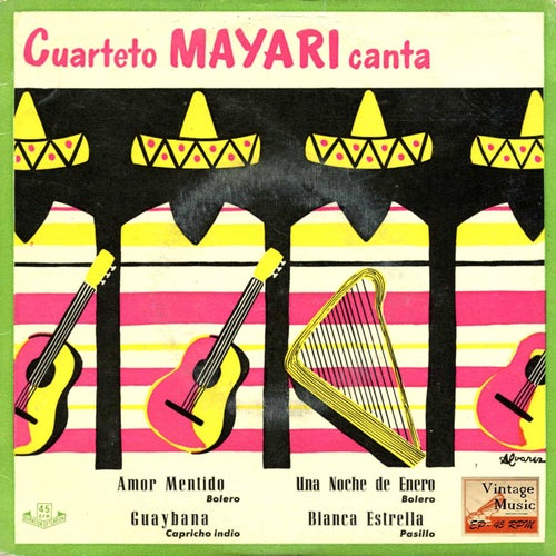Vintage Puerto Rico Nº3 - EPs Collectors "Cuarteto Mayari Canta"