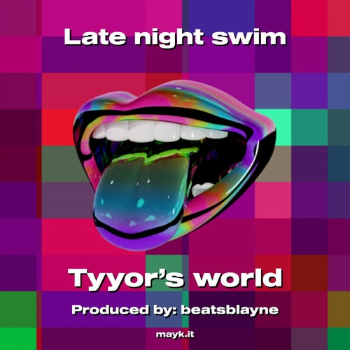 Late night swim