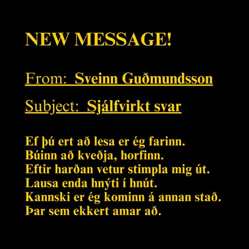 Sjálfvirkt svar