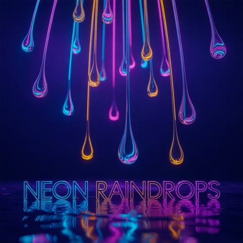 Neon Raindrops