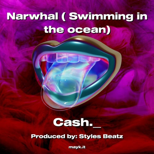 Narwhal ( Swimming in the ocean)