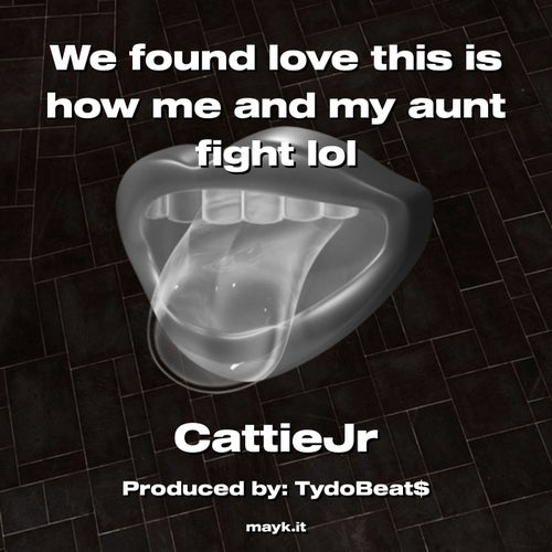 We found love this is how me and my aunt fight lol