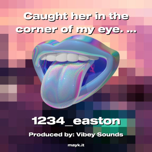 Caught her in the corner of my eye.