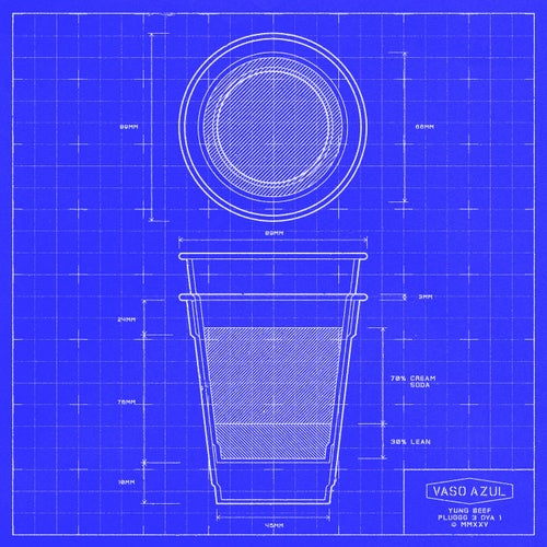 VASO AZUL