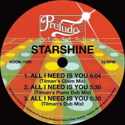 All I Need Is You (Tilman's Mixes)