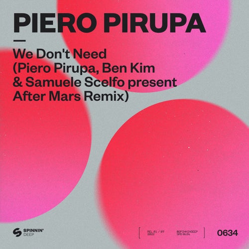 We Don't Need (Piero Pirupa, Ben Kim & Samuele Scelfo present After Mars Remix)