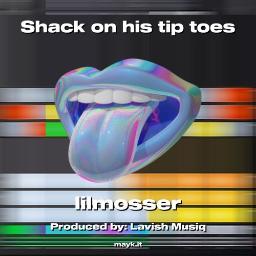 Shack on his tip toes