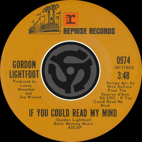 If You Could Read My Mind / Poor Little Allison [Digital 45]