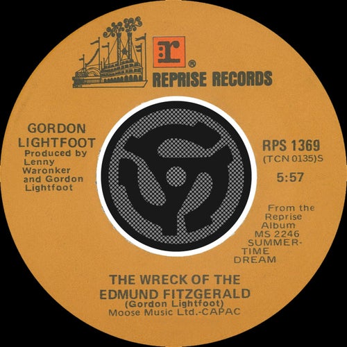 Wreck Of The Edmund Fitzgerald / The House You Live In [Digital 45]