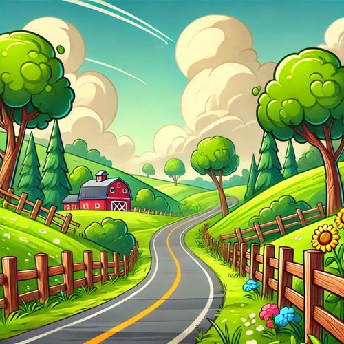 Walking on country roads