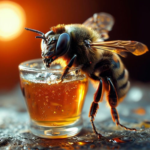 Drunk bee