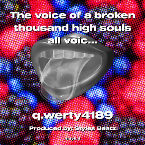 The voice of a broken thousand high souls all voicing the pain of life in different ways