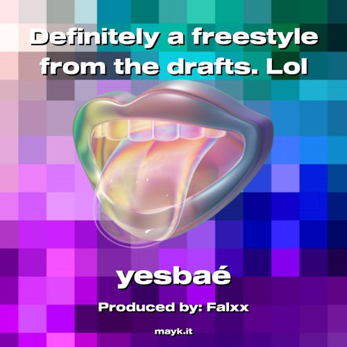 Definitely a freestyle from the drafts. Lol