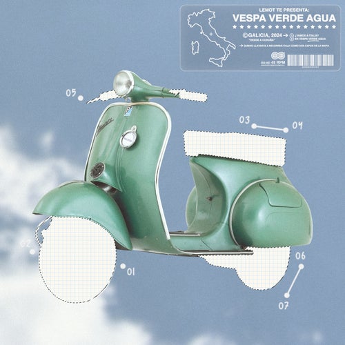 Vespa Verde Agua